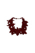 Gladiolos Beaded Necklace / Wine